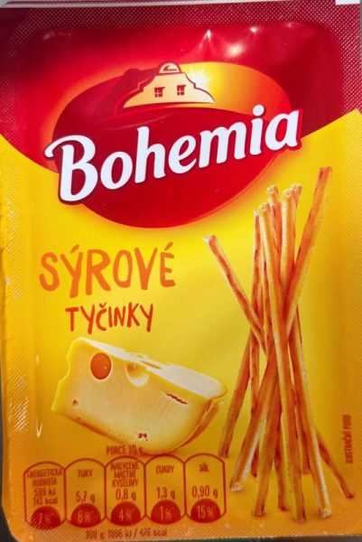 Bohemia tyčinky sýr 80g